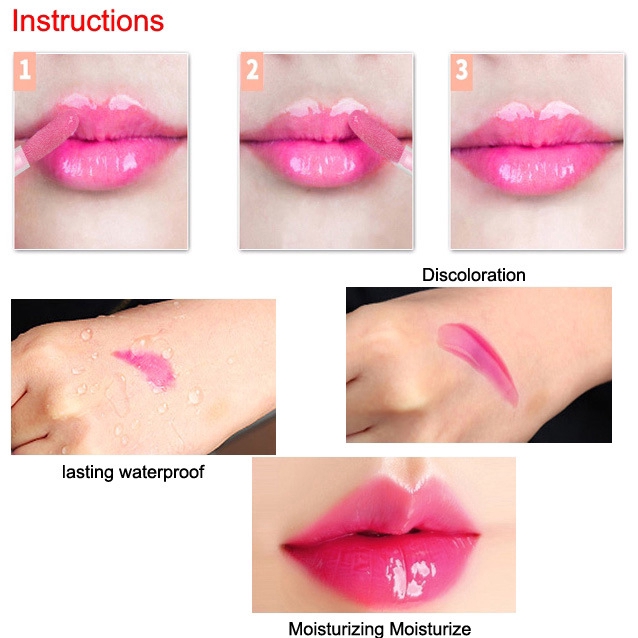 3D Liquid Lip Gloss Natural Mint Jelly Color Giữ ẩm kéo dài Lipgloss | BigBuy360 - bigbuy360.vn