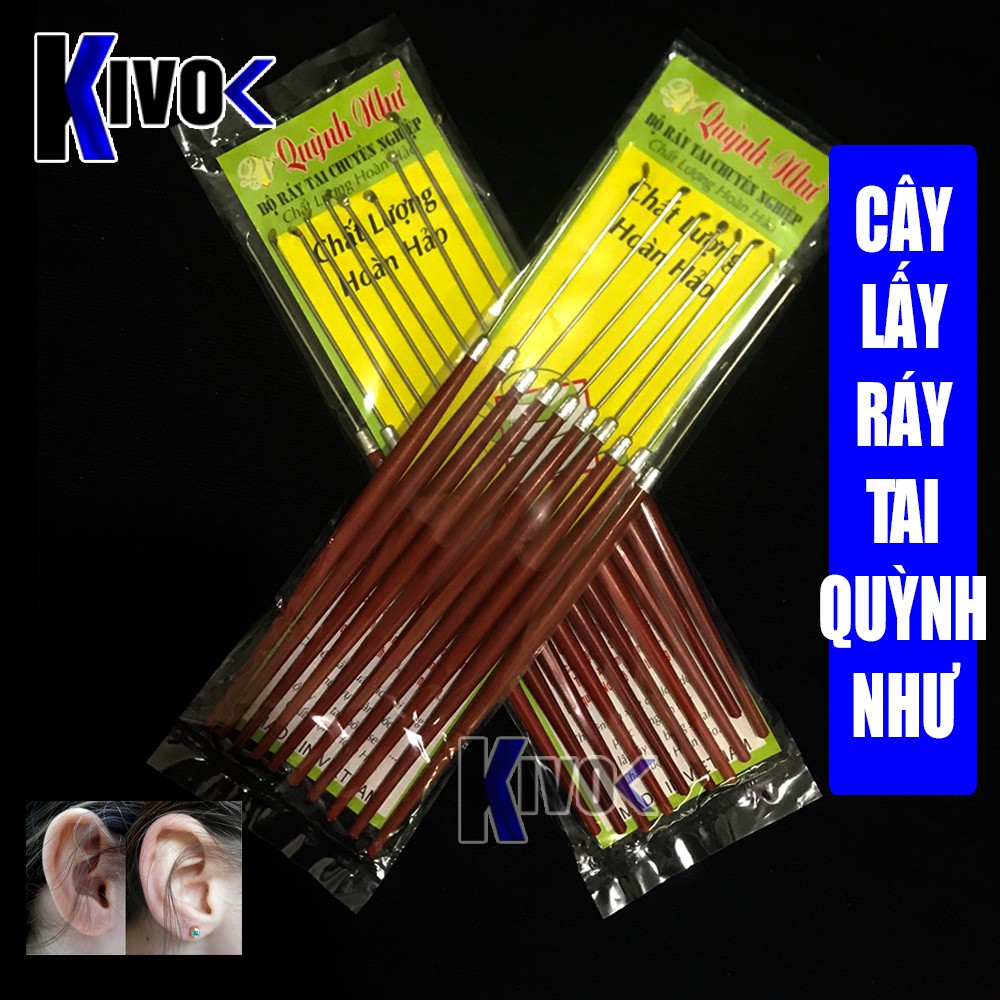 [1CÂY] Cây Lấy Ráy Tai Inox - Dụng Cụ Ngoáy Tai Móc Lỗ Tai Tiện Ích - Kivo