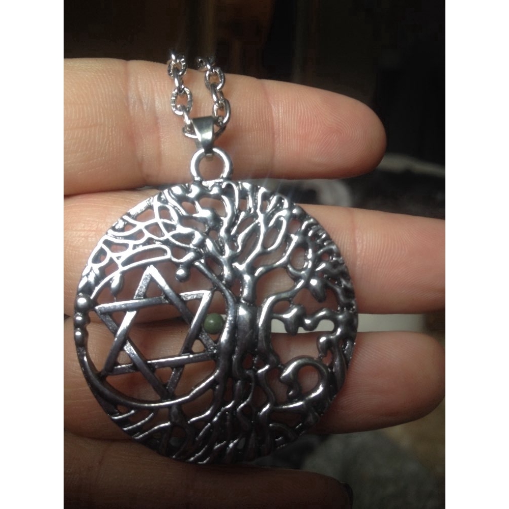 Mặt dây chuyền đá 7 Chakra cân bằng năng lượng