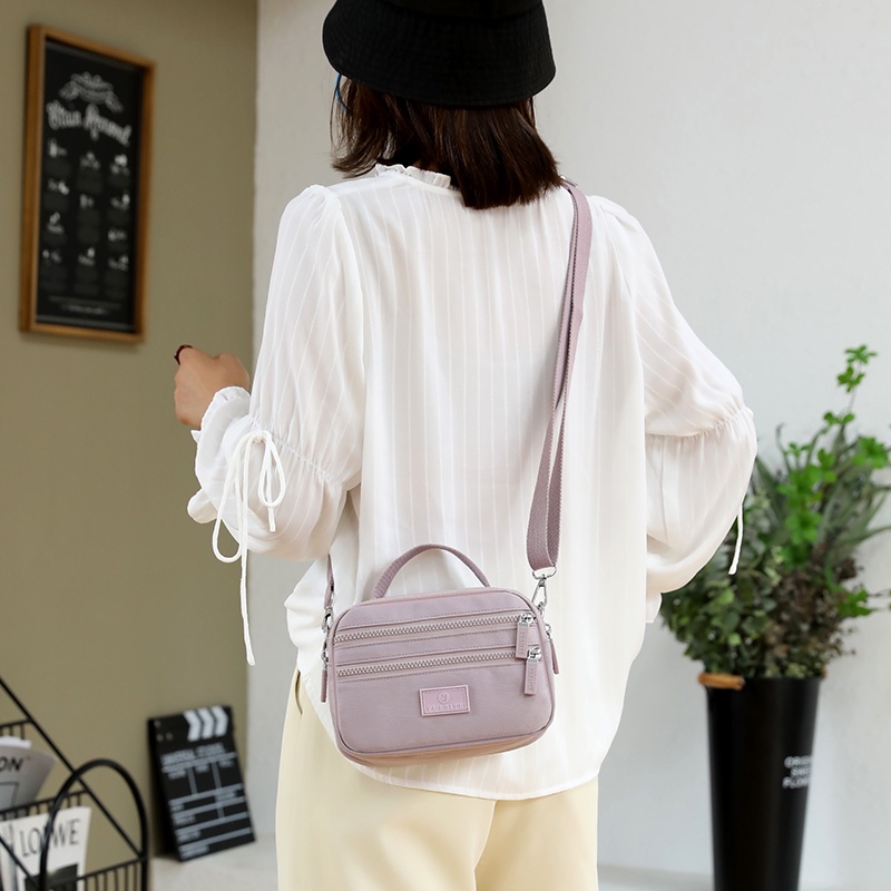 Túi Xách Vải Nylon Đeo Vai Nhiều Ngăn Phong Cách Mới Dành Cho Nữ
