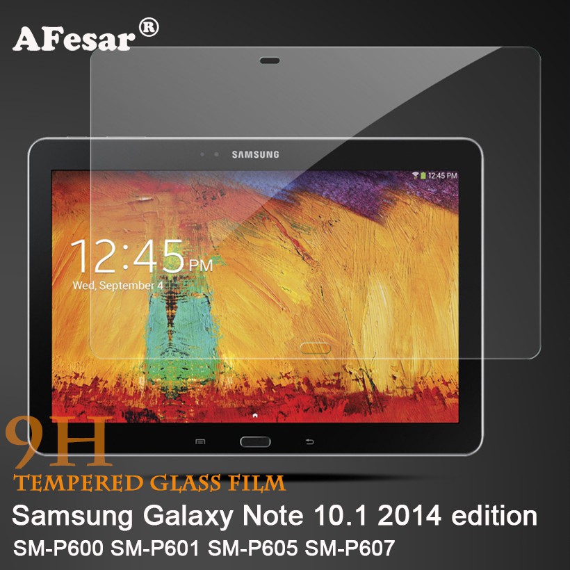 Kính cường lực HD 2.5D bảo vệ màn hình điện thoại chống nổ cho Samsung Galaxy Note 10.1 2014 Edition P600 P601 P605