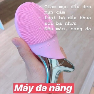 Máy Rửa mặt Wellderma Cleansing Fish- CON CÁ-xanh - hồng