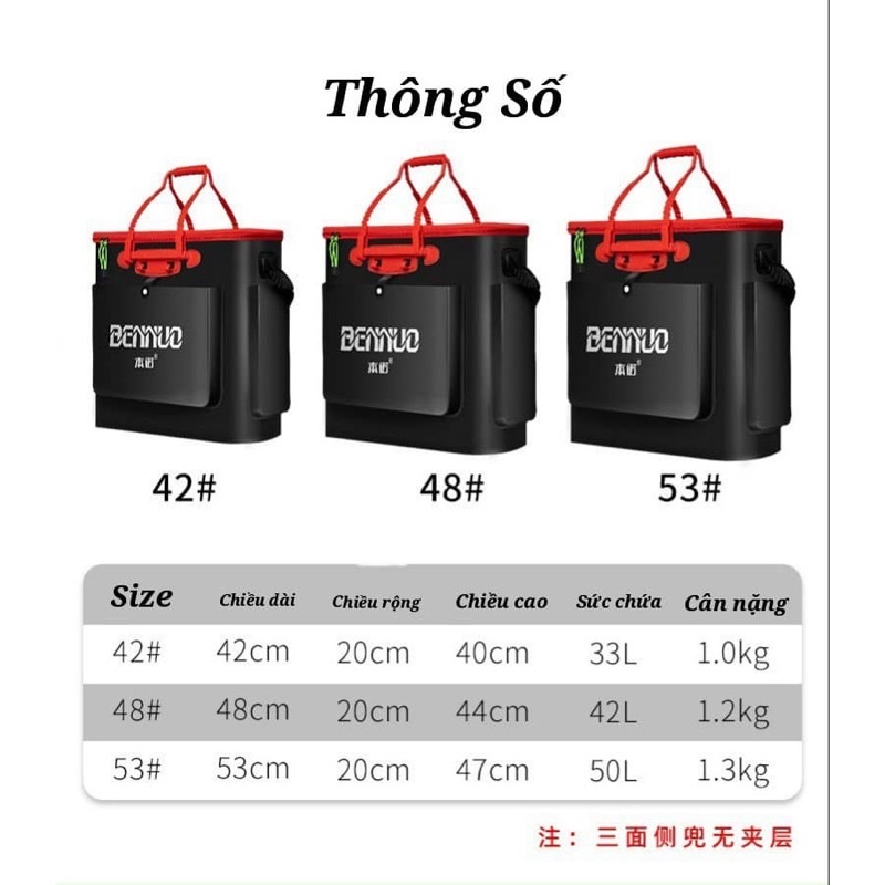 Thùng Đưng Cá Cao Cấp  Gấp Gọn