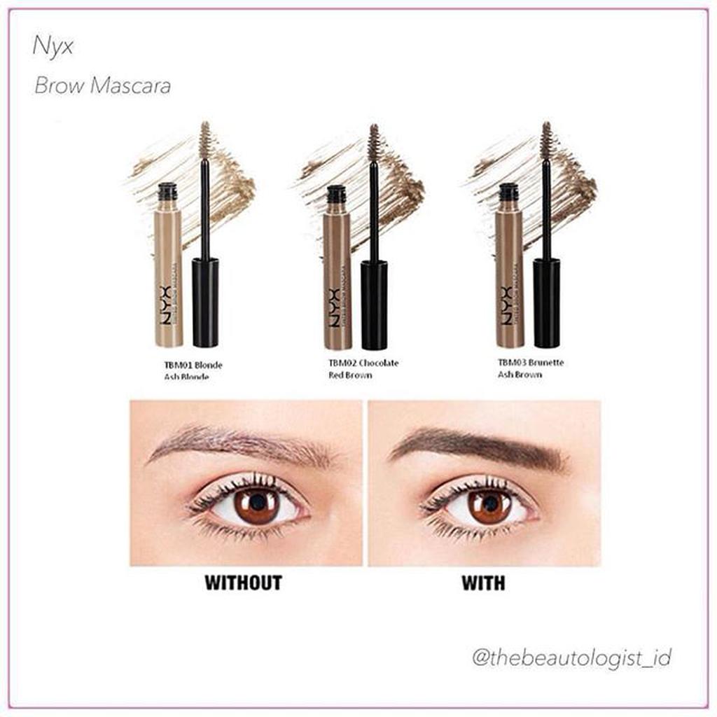 Nyx (Hàng Mới Về) Mascara Chuốt Lông Mày Trang Điểm Tiện