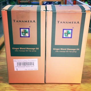 Dầu matxa gừng tanamera