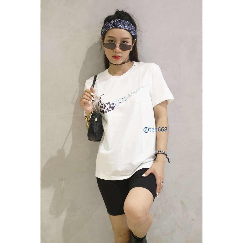 họa tiết cánh bướm - áo thun đôi nam nữ chất cotton cao cấp