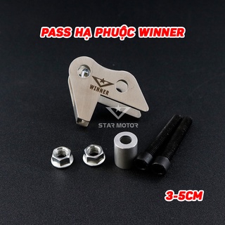 Pat/pass hạ phuộc dành cho winner v1,v2 v3, sonic hạ 3 - 5cm độ dày 10li