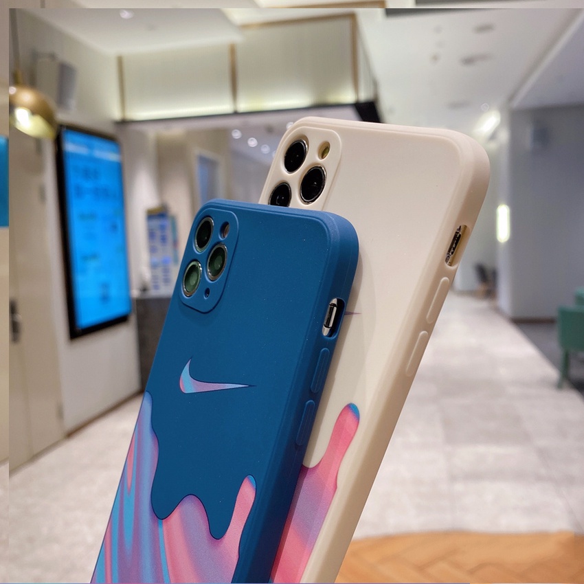 Ốp Lưng Iphone Cạnh Vuông Nike Cá Tính 6/6plus/6s/6splus/7/7plus/8/8plus/x/xr/xs/11/12/pro/max/plus/promax-  Sen Case
