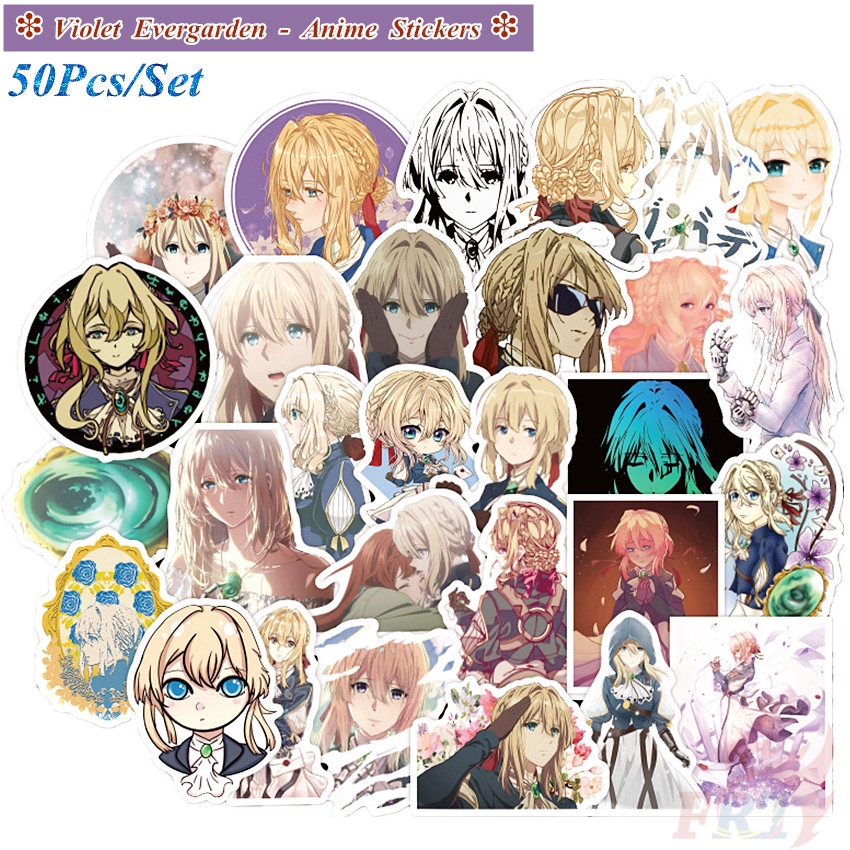 ❉ Violet Evergarden Series 01 - Anime Stickers ❉ 50Pcs/Set DIY Fashion Luggage Laptop Skateboard Doodle Stickers