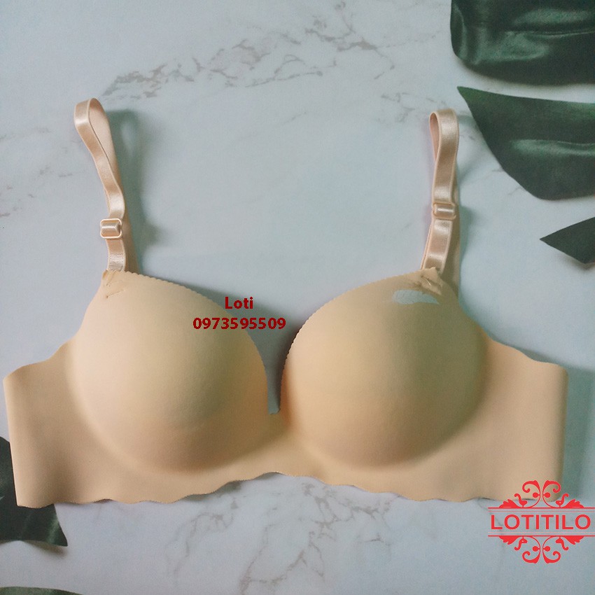 Áo lót nữ, áo ngực su đúc nâng ngực hình bàn tay, không gọng, đêm dày 2.5cm, quả tròn ôm ngực họa tiết lông vũ | BigBuy360 - bigbuy360.vn