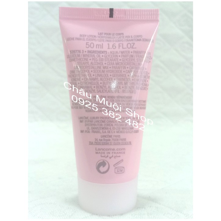 Dưỡng Thể Nước Hoa Lancôme Miracle - Perfumed Body Lotion - 50ml -1 Chai