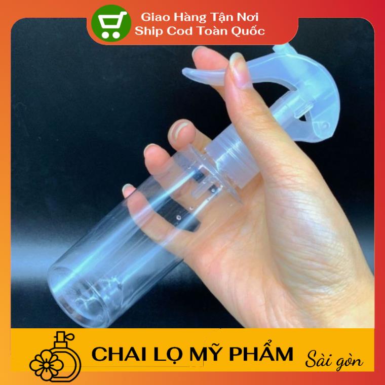 Chai Xịt Phun Sương ❤ SIÊU RẺ ❤ Chai nhựa pet xịt Vòi chuột 100ml vai ngang rỗng chiết mỹ phẩm , phụ kiện du lịch