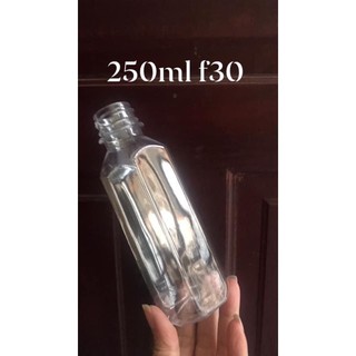 Chai vuông 250ml nắp đen fi 30