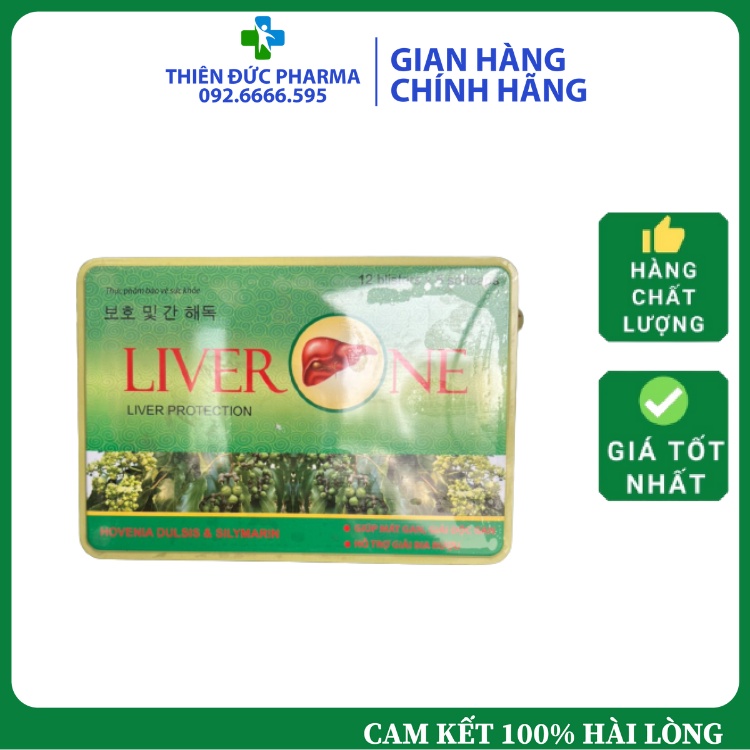 LIVER ONE Giúp Giải Độc Gan, Hạ Men Gan Giúp Bổ Gan, Thanh Nhiệt Giải Độc, Bảo Vệ Tế Bào Gan, Tăng Cường Chức Năng Gan