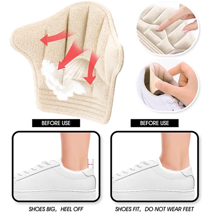 Miếng Lót Giày Cao Gót / Giày Thể Thao Mềm Mại Chống Trượt Chống Ma Sát Thoải Mái
