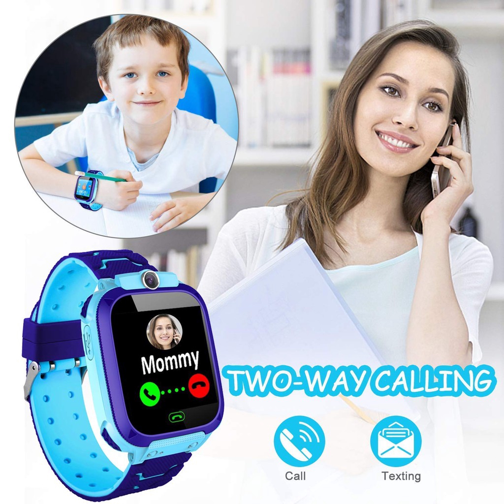 Waterproof  Smart Watch GPS/LBS Tracker SOS Call Anti-lost For Kids Children Gift