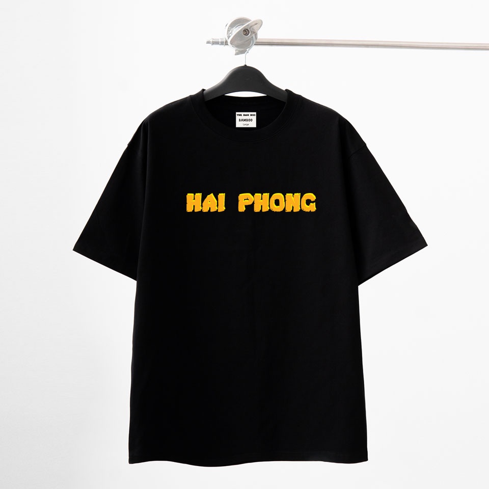 Áo Thun HẢI PHÒNG Bam Boo Áo Phông HẢI PHÒNG Unisex Form Rộng | BigBuy360 - bigbuy360.vn