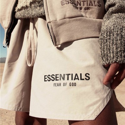 FEAR OF GOD Reflective double-layer design wide-leg nylon sweatpants