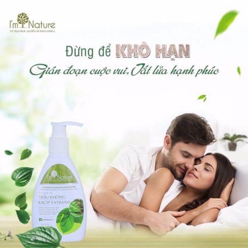 Dung Dịch Vệ Sinh Phụ Nữ ⚡️CHÍNH HÃNG ⚡️Dung Dịch Vệ Sinh Phụ Nữ Trầu Không I'm Nature 150 ml _An Toàn Cho Mẹ Bầu
