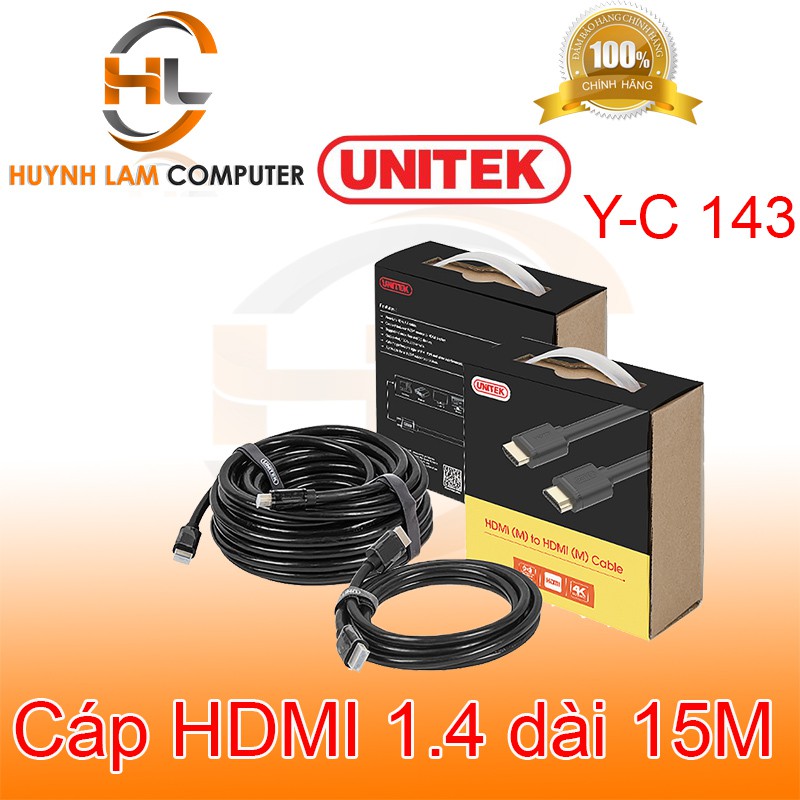 Cáp HDMI 15M Unitek Y-C143