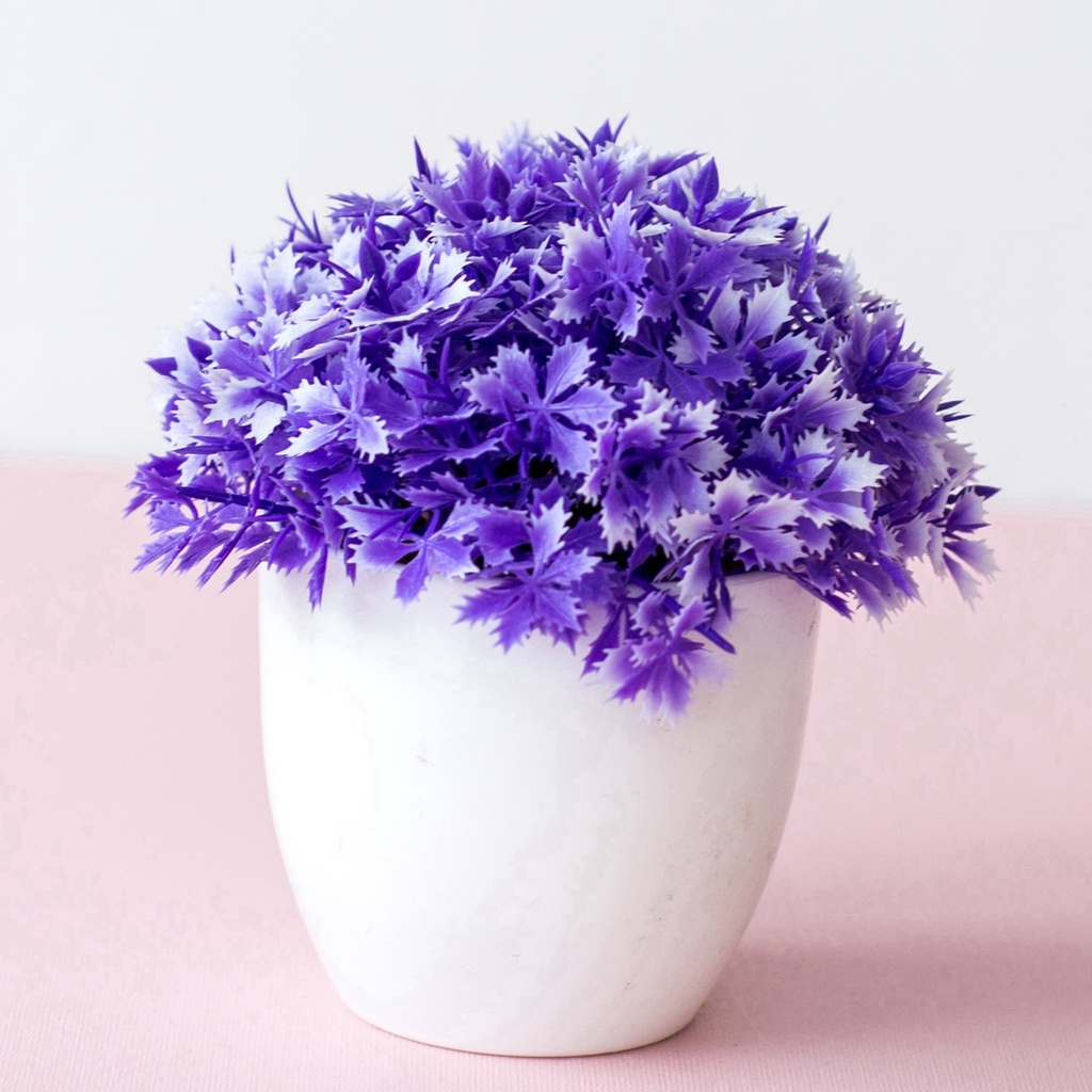 Chậu cây cảnh giả thiết kế sáng tạo trang trí nhà cửa