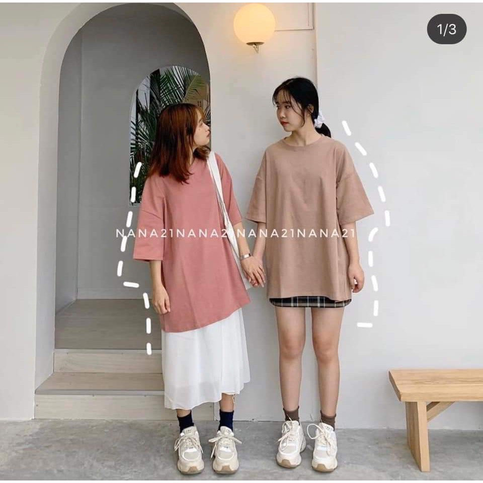 ÁO PHÔNG TRƠN ĐÔI 4 MÀU QUẢNG CHÂU BASIC