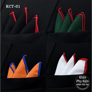 Khăn Cài Túi Áo Vest Suit - Mã KCT01