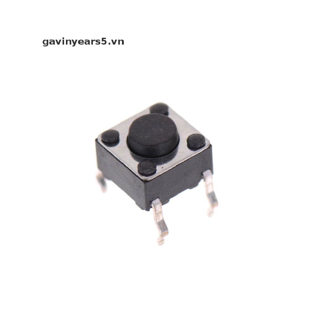 Bộ 100 Công Tắc Nút Bấm 6x6x4.5mm PCB Chuyên Dụng