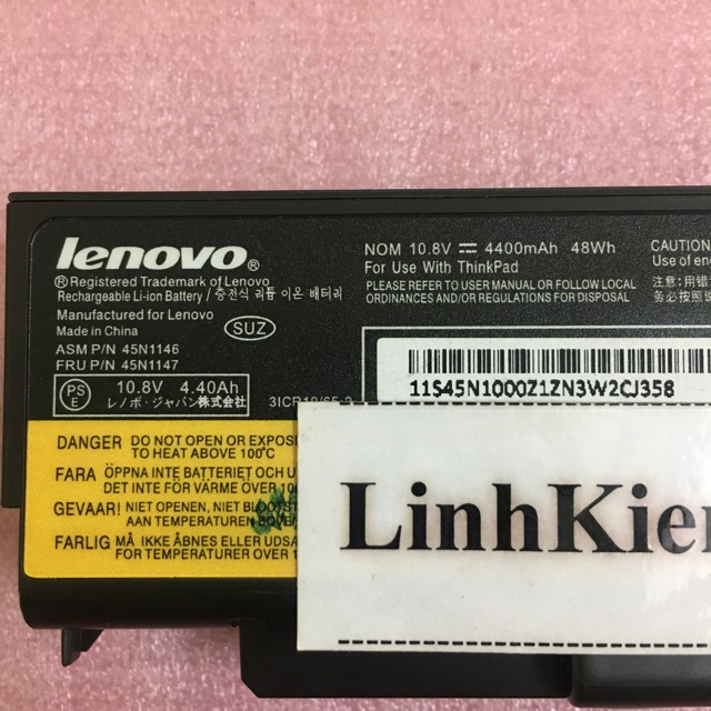 Pin zin 9cell Lenovo Thinkpad W541 W540 T540P T450P L540 L440