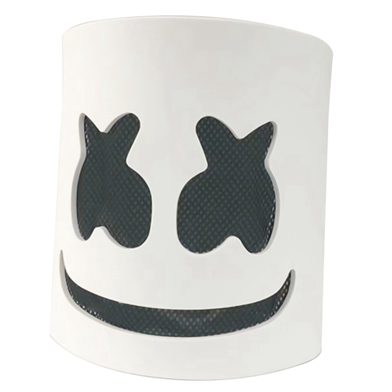 Aqtten MarshMello-DJ Mask Music Props Bar Halloween Cosplay Full Head Mask Helmet