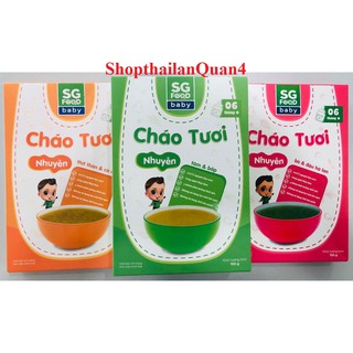 (HCM) CHÁO ĂN DẶM CHO BÉ TỪ 6 THÁNG SG FOOD