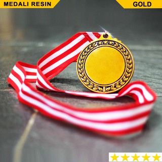 Image of Medali gold bahan resin
