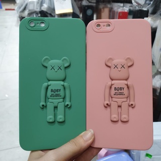 Ốp lưng iPhone 6plus / 6s plus dẻo gấu siêu dễ thương bảo vệ camera