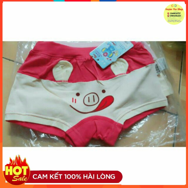 (Hàng đẹp) Quần đùi mặc trong váy hình mặt lợn siêu đẹp (9-15kg)