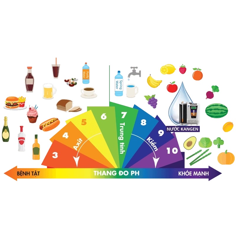 Máy Lọc Nước Điện Giải Ion Kiềm Enagic LEVELUK SD501 - Kangen Water