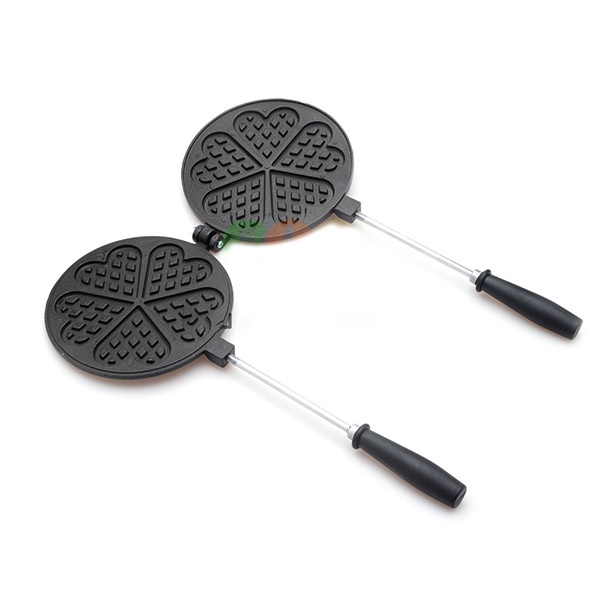 Khuôn Làm Bánh Kẹp Tàn Ong Chống Dính Loại 1 Bánh Nướng Waffle Ăn Kem Thơm Ngon