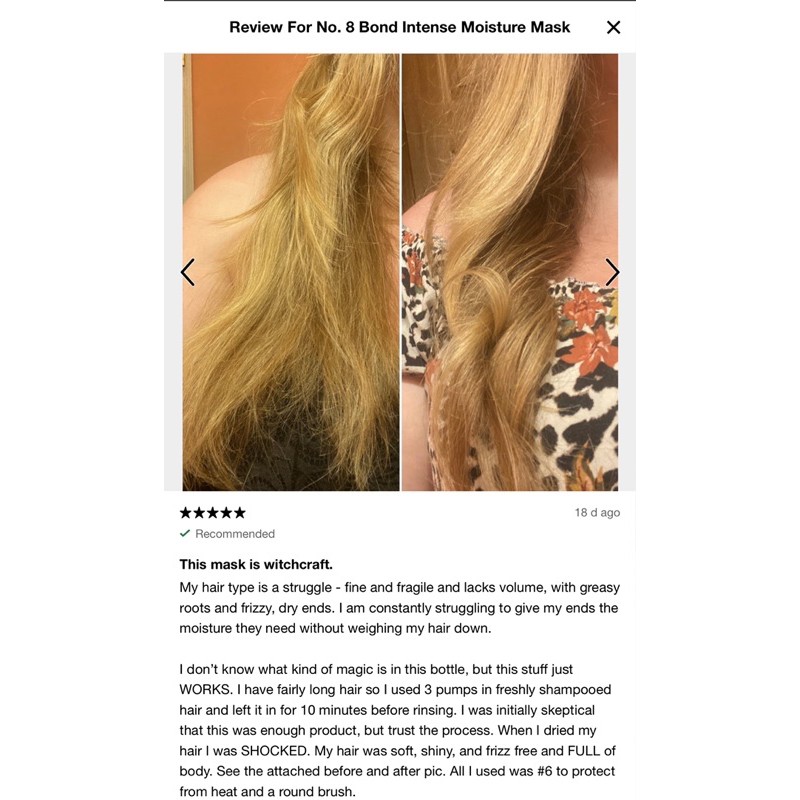 [BILL US-MINI] Mặt nạ tóc chuyên sâu OLAPLEX No8, phục hồi liên kết tóc