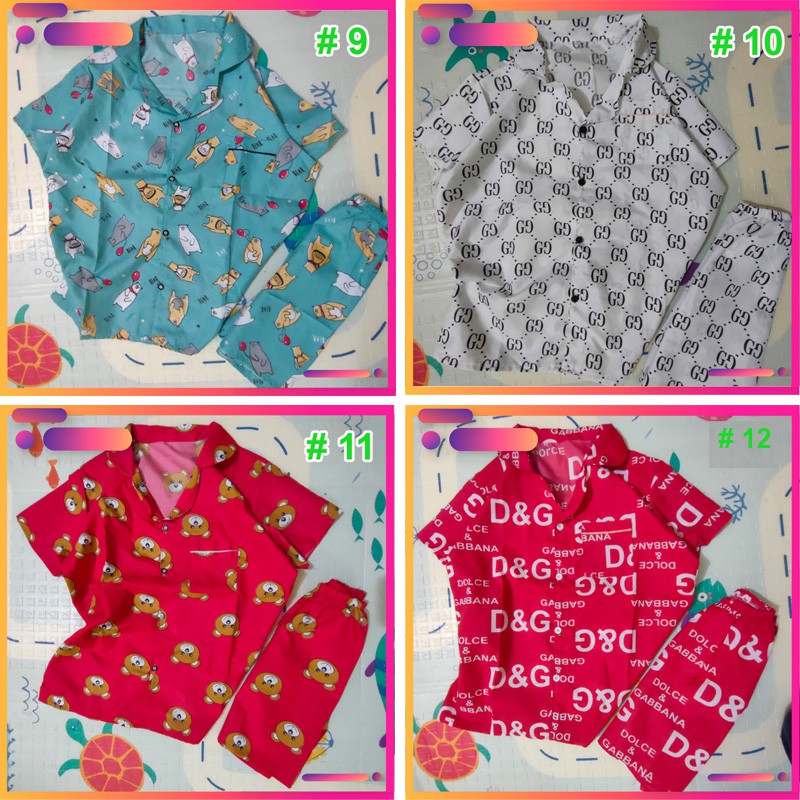 Combo 3 bộ quần áo ngủ pijama