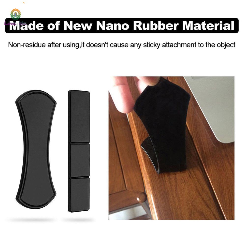 2 miếng dán cao su nano dùng giữ điện thoại chống trượt tiện dụng