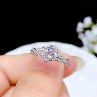 Nhẫn bạc 925 đính đá pha lê thời trang khoidaumoi