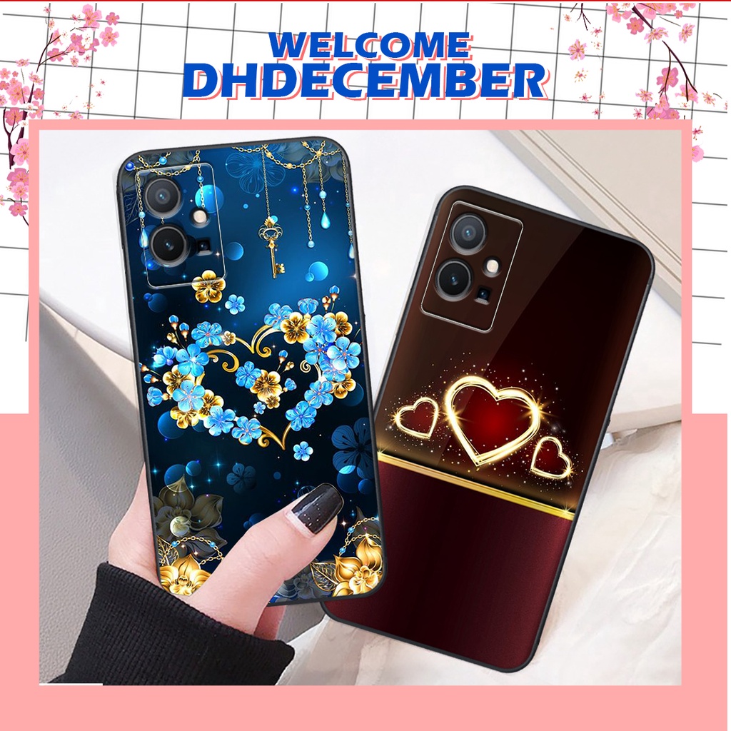 Ốp lưng Vivo Y55 5G - BẢO VỆ CAMERA in hình hoa tinh tế , mới mẻ DH DECEMBER