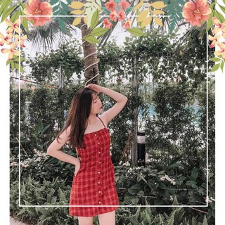 ( VTN ) Túi đựng Váy 2 dây kẻ đỏ
