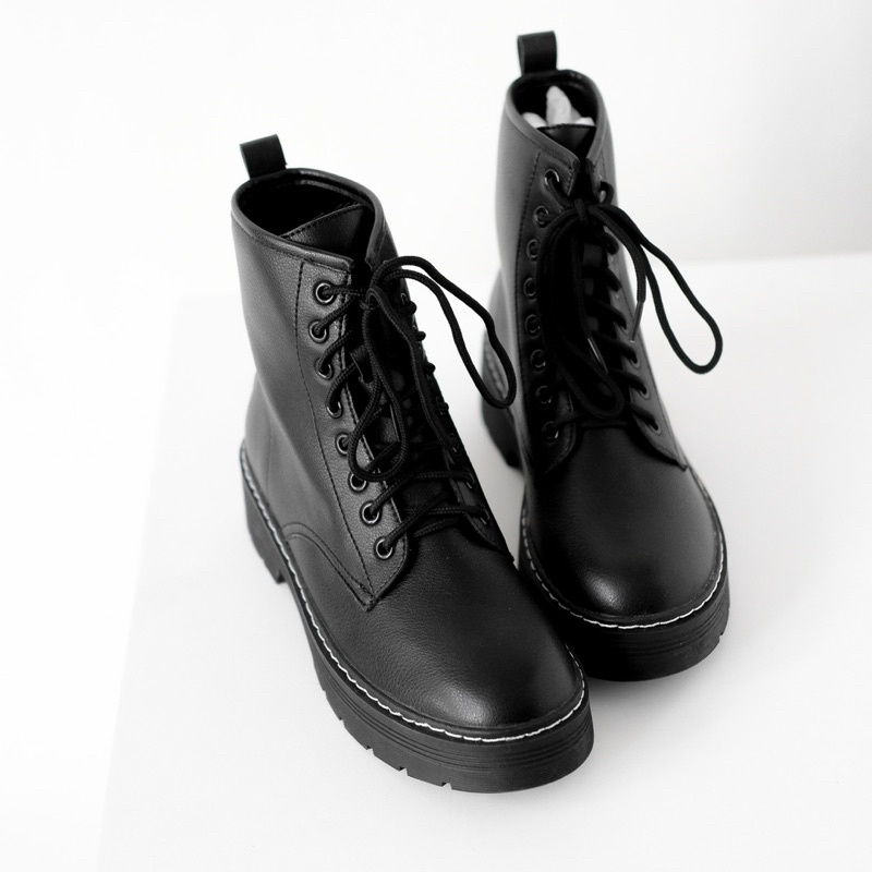 [JOIEHOME] Combat boots cột dây hàng nội địa
