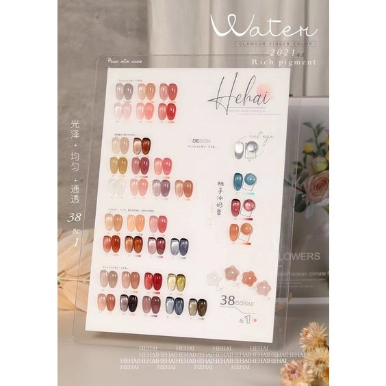 Set Sơn Gel 38 màu Thạch + 1 màu mắt mèo Kim cương
