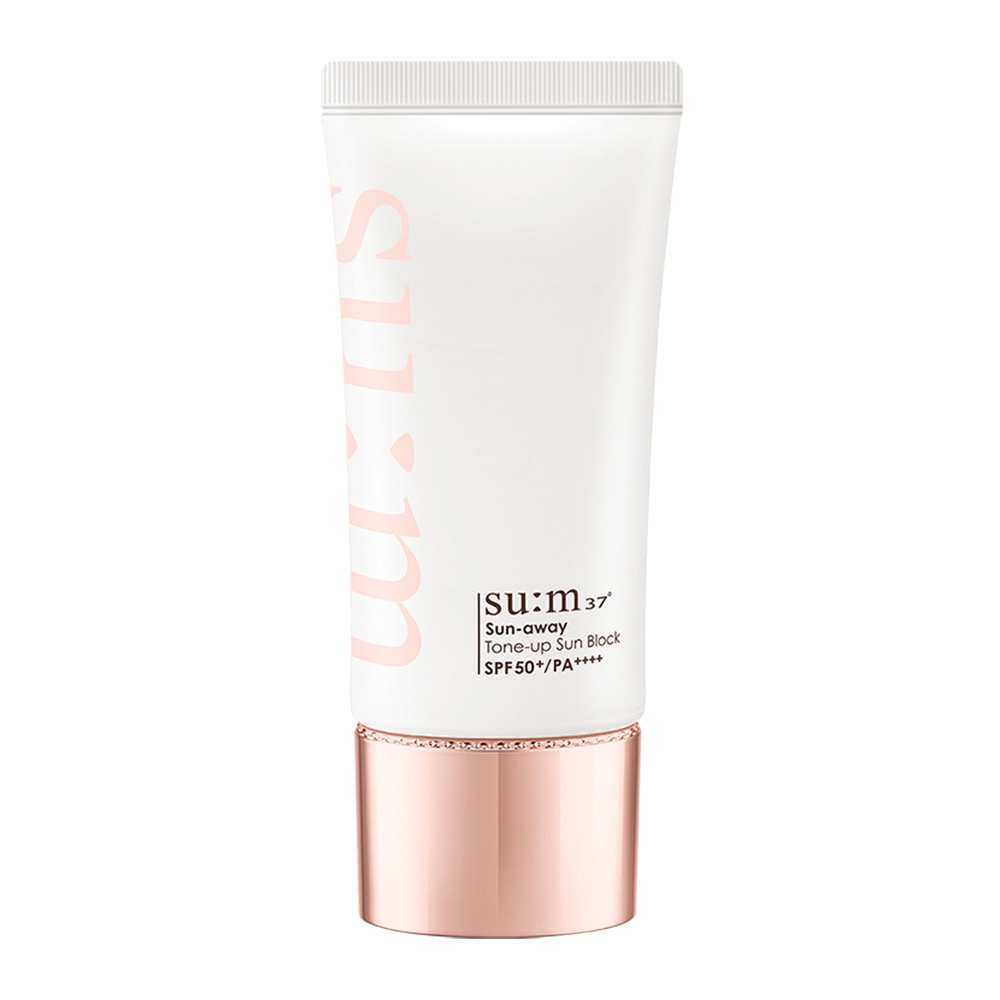 Set Kem Chống Nắng Nâng Tone Tự Nhiên Su:m37 Sun Away Tone-up Sun Block SPF50+/PA++++ Hiệu Quả Suốt 16h