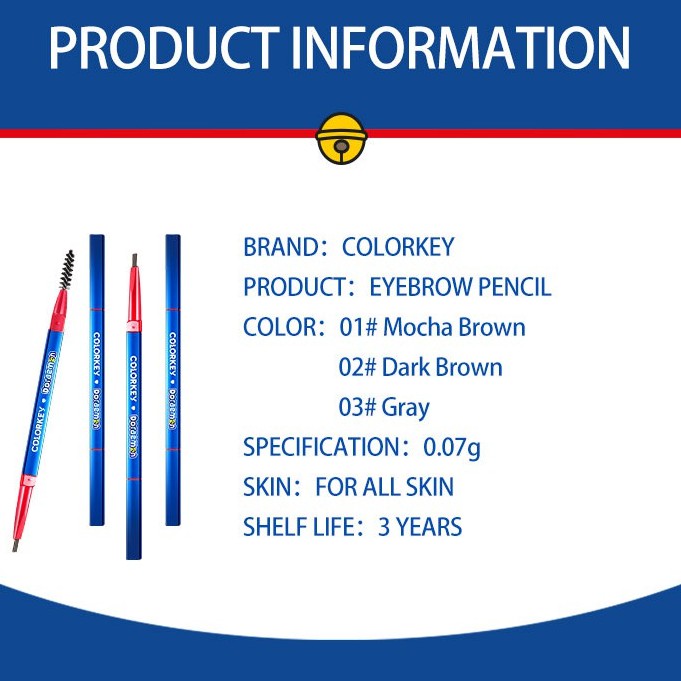 [Mã FMCGM50 - 8% đơn 250K] Bút Kẻ Mày Colorkey Dòng DORAEMON Lâu Trôi Chống Thấm Nước 30g | BigBuy360 - bigbuy360.vn