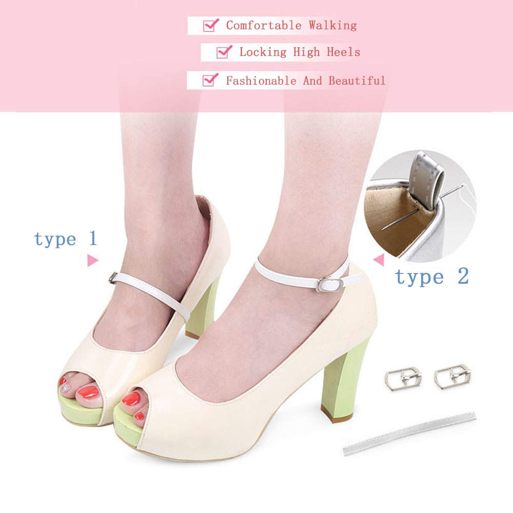 Dây đai buộc giày bằng da PU kiểu dáng đơn giản tiện dụng dành cho nữ
