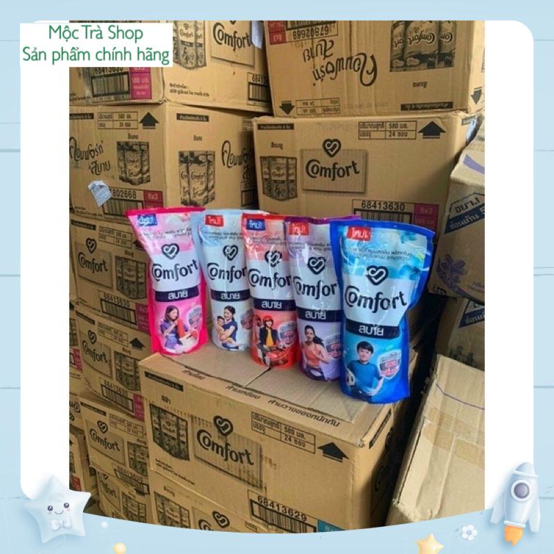 HCM -Nước Xả Vải Comfort Thái Lan Túi 580ml Siêu Mềm Thơm