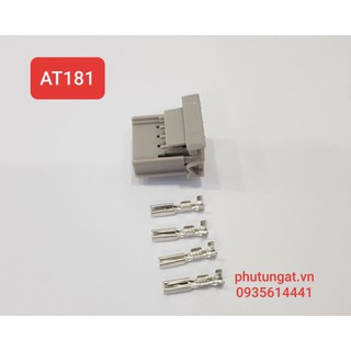 Bộ giắc đực ổ khóa Honda đời mới AT181 (1 bịch 10 bộ cos và nhựa)
