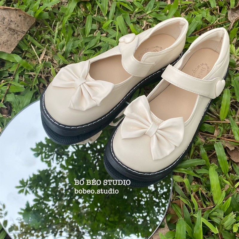 (HÀNG CÓ SẴN - ẢNH THẬT SHOP CHỤP) LOLITA MARY JANE SHOES - GIÀY MARY JANE CÓ NƠ PHONG CÁCH LOLITA | BigBuy360 - bigbuy360.vn